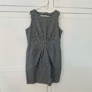 Golden Level Black Gingham Dress Size 16